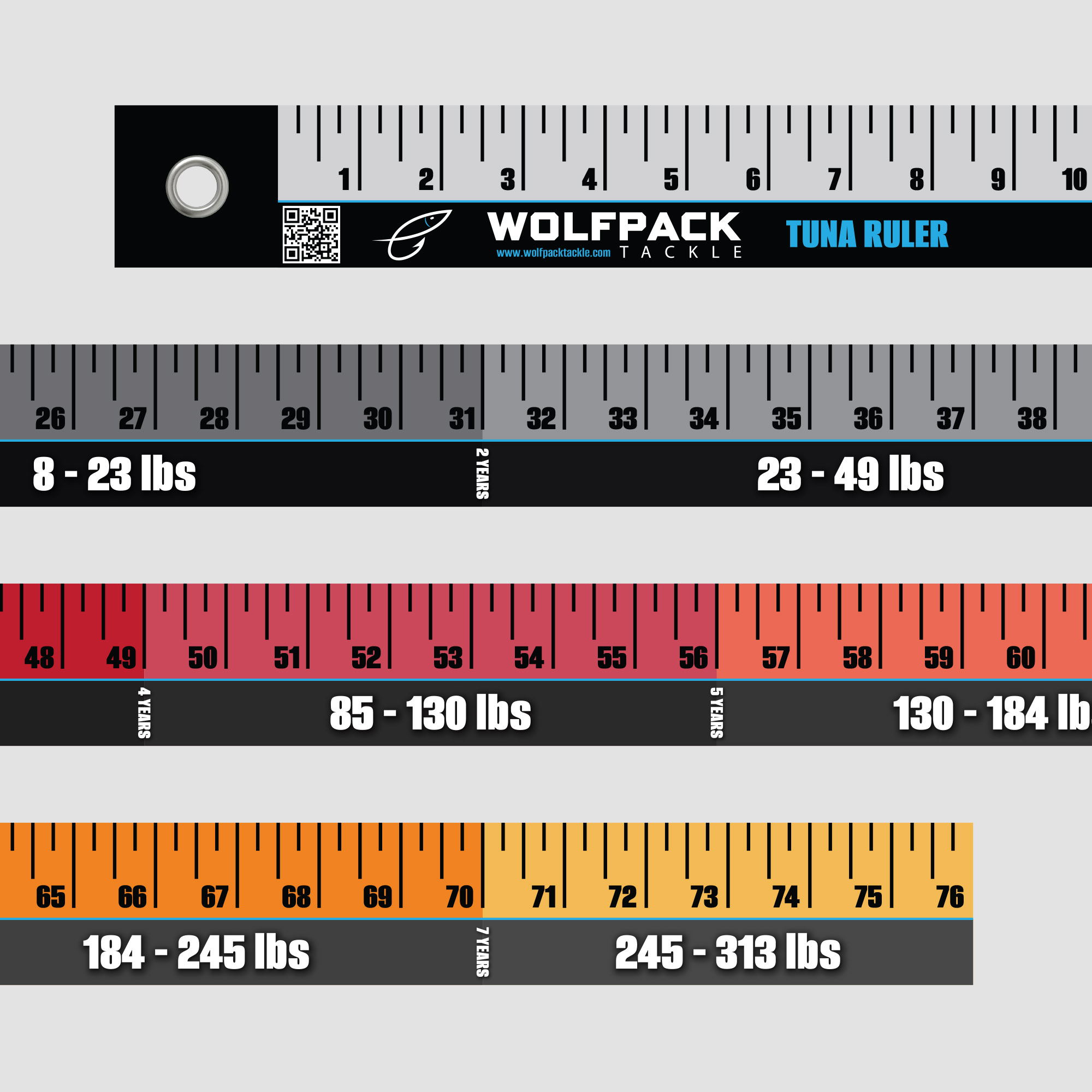 WolfPack Tackle Fish Ruler – WolfPack Tackle
